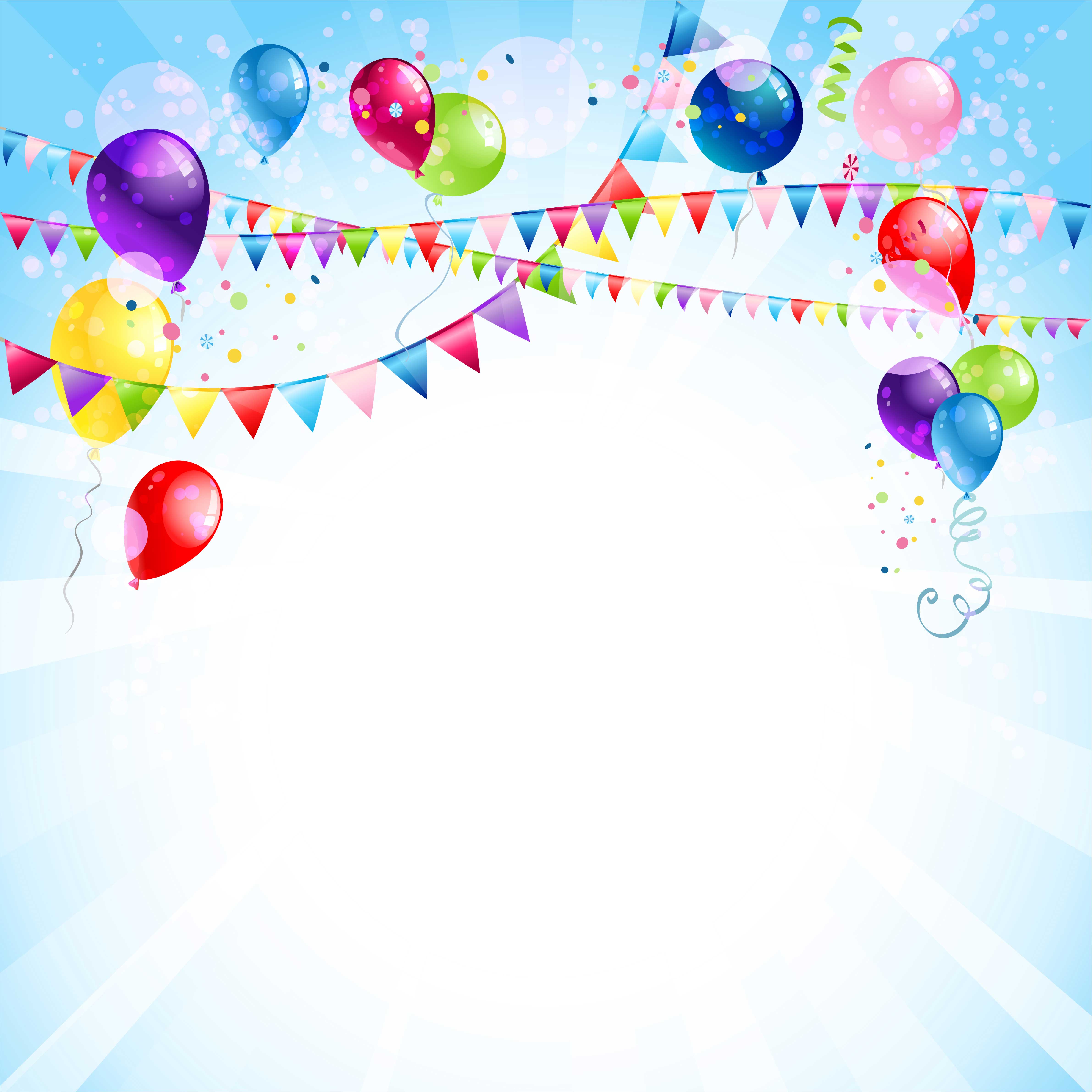 Шаблон для афиши на праздник воздушных шаров