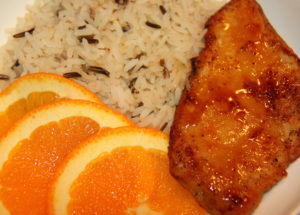 Baked Chicken with Orange Apricot Glaze