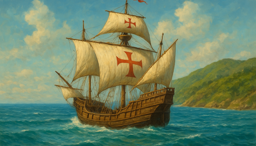 Christopher Columbus Discovering American Foods