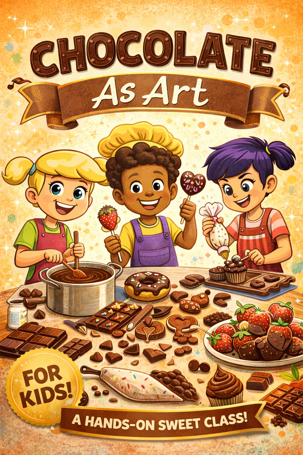 Chefsville Chocolate as Art Class PIC